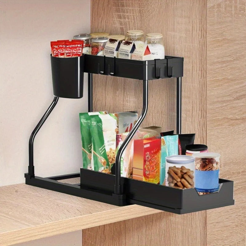 Multi Layer Pull Out Storage Rack