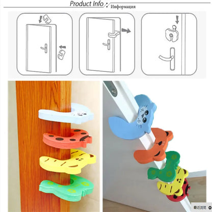 Child Safety Lock Door Stopper Cabinet