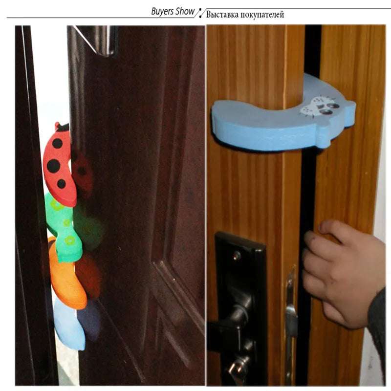 Child Safety Lock Door Stopper Cabinet