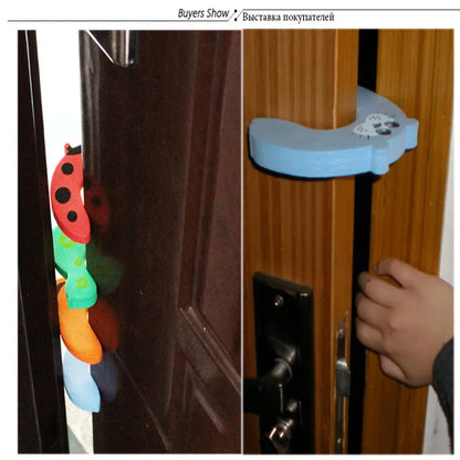 Child Safety Lock Door Stopper Cabinet
