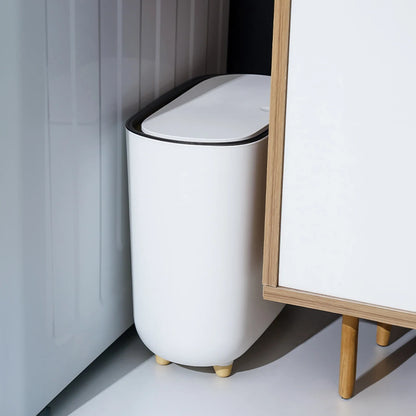 Slim Bathroom Trash Can