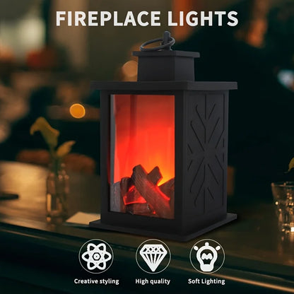 LED Flame Lantern Lamp