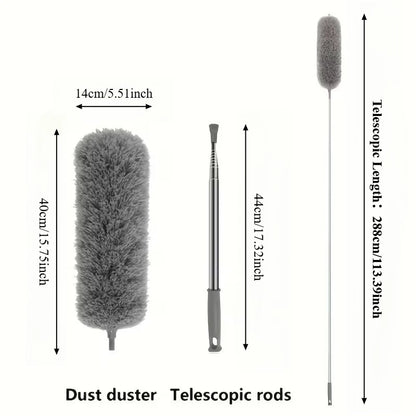 Duster Extension Rod Washable Ceiling Cleaning Tool
