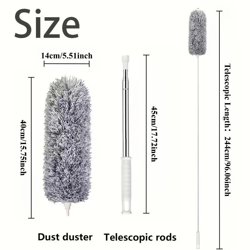 Duster Extension Rod Washable Ceiling Cleaning Tool