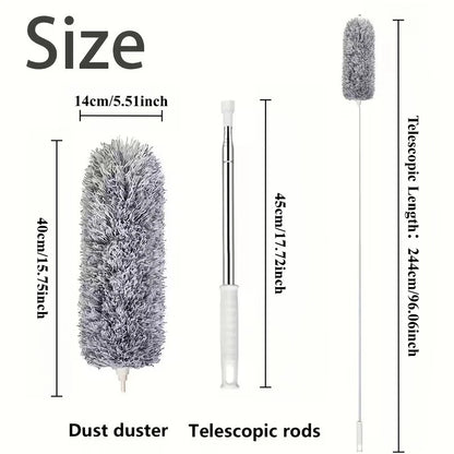 Duster Extension Rod Washable Ceiling Cleaning Tool