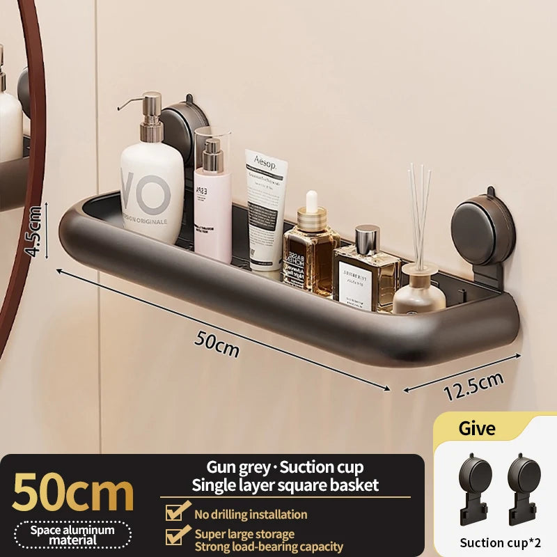 Wall Mounted Bathroom Organizer Rack