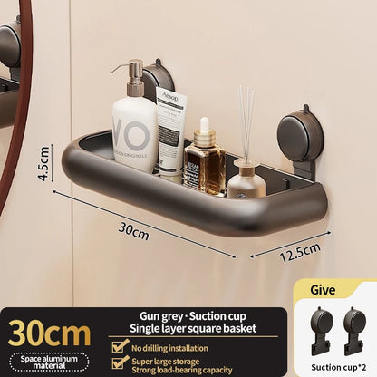 Wall Mounted Bathroom Organizer Rack
