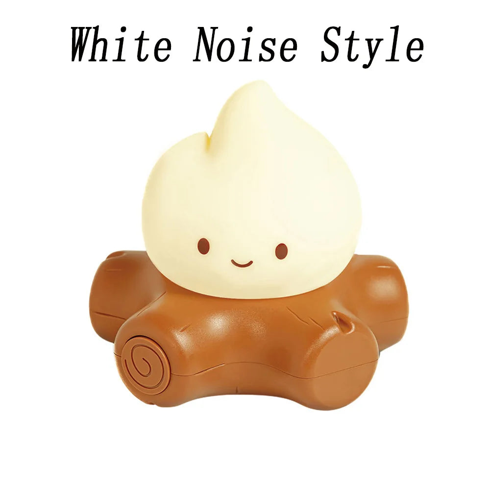 LED Flameless Candle White Noise Dimmable Night Light