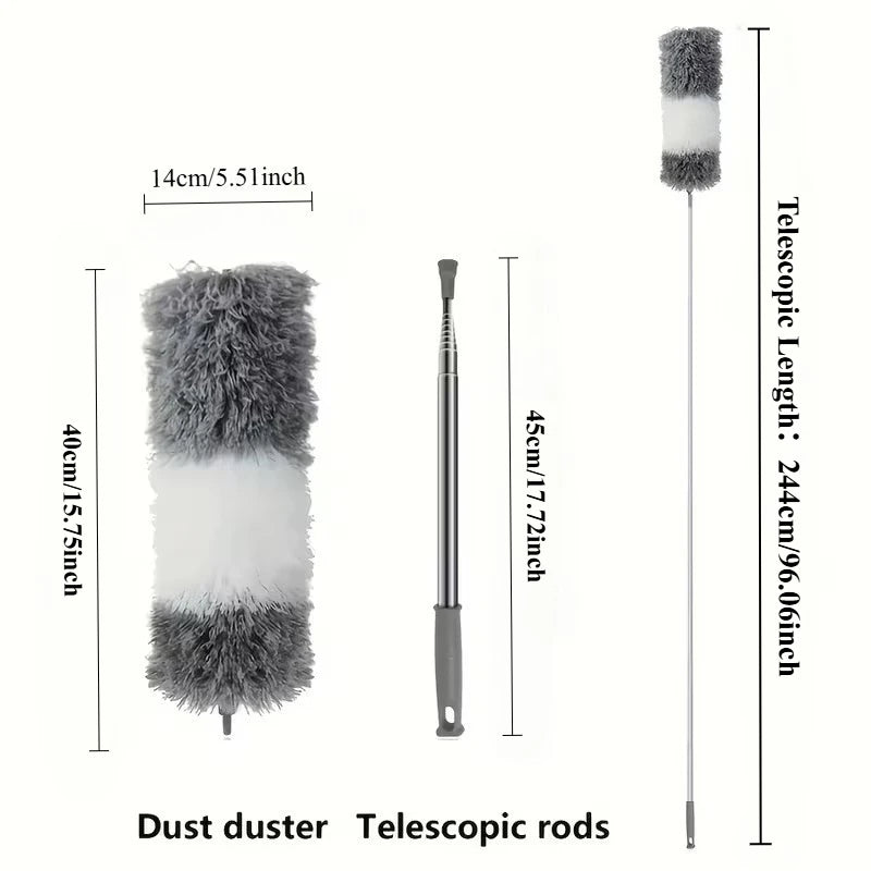 Duster Extension Rod Washable Ceiling Cleaning Tool