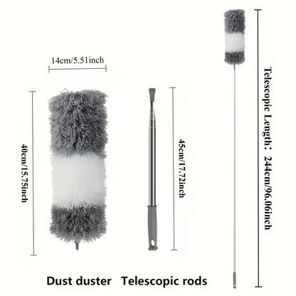 Duster Extension Rod Washable Ceiling Cleaning Tool