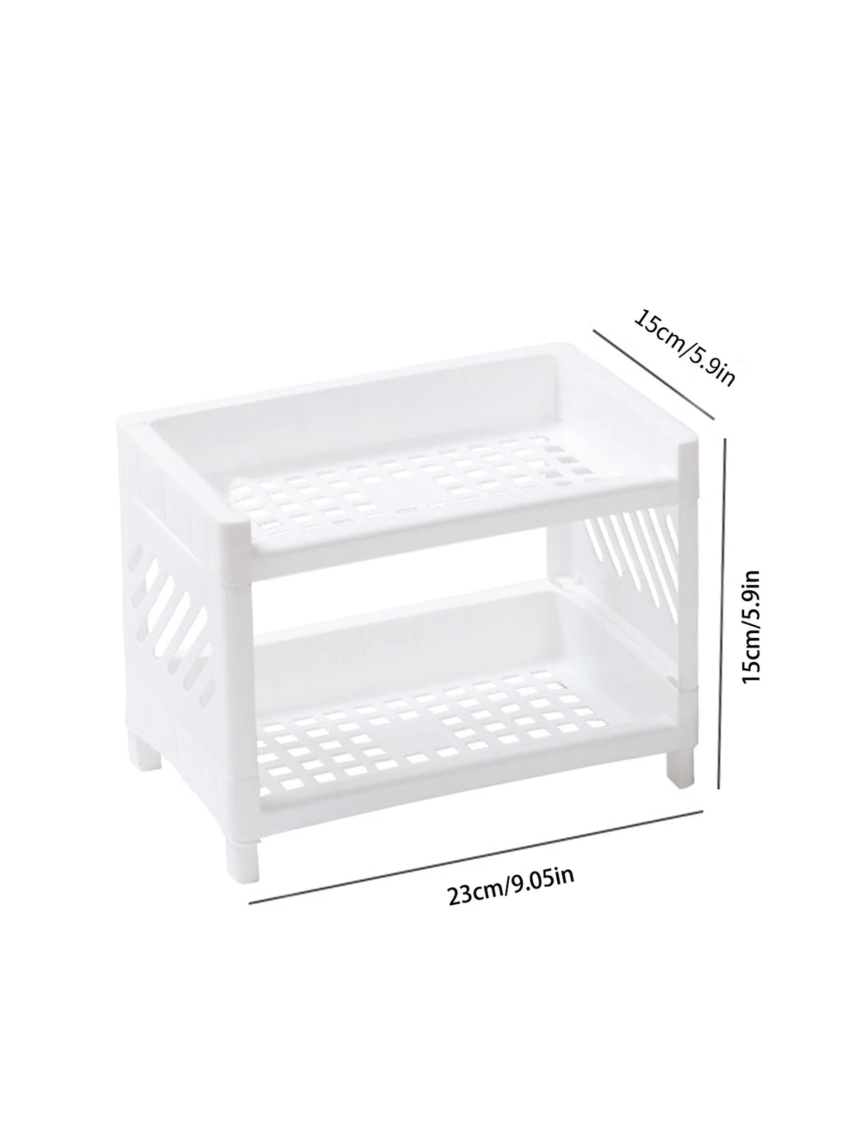 Kay Dubh Rack Double Layer Desktop Storage Rack – Kays Home & Kitchen