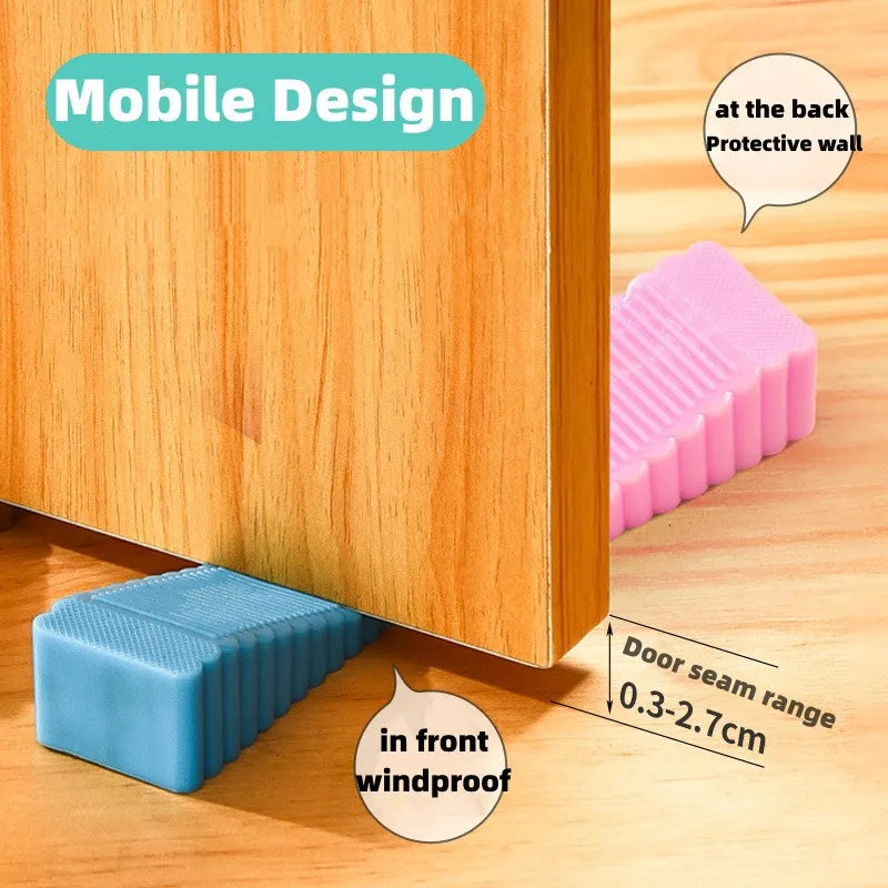 Safety Silicone Door Stopper Wedge