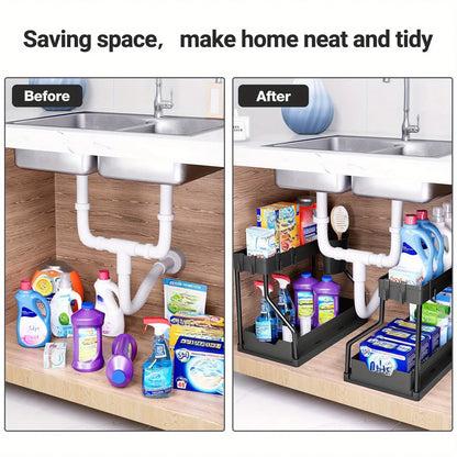 Multi Layer Pull Out Storage Rack