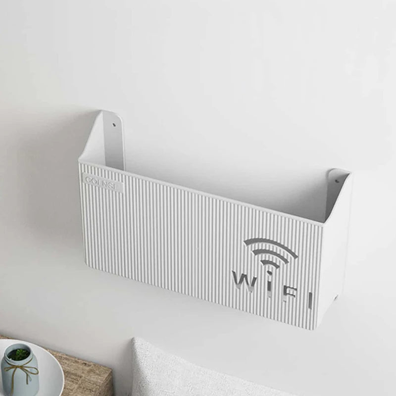 Router and set-top box storage rack