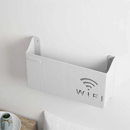 Router and set-top box storage rack