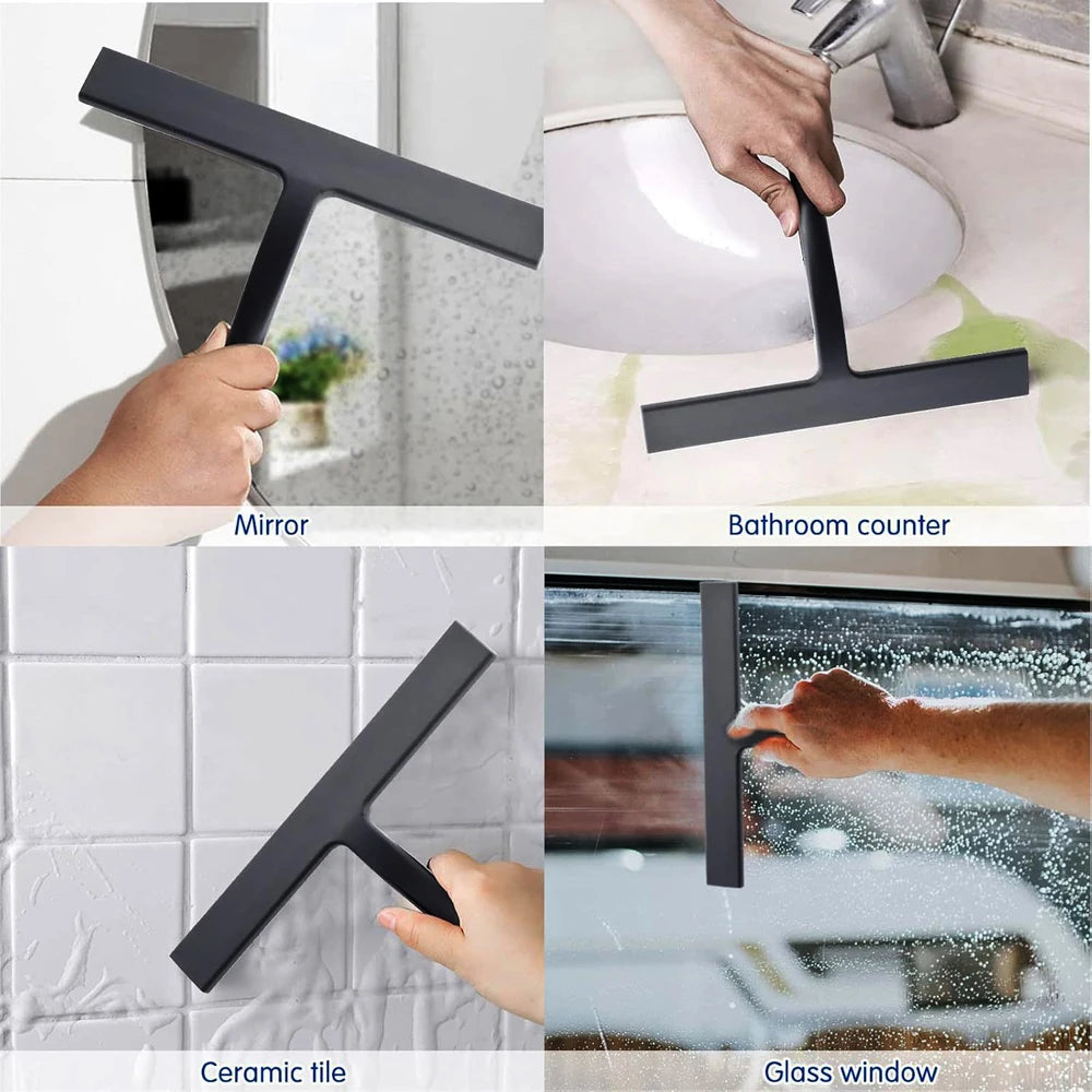 Bathroom Shower Squeegee Glass Window Mirror Cleaner