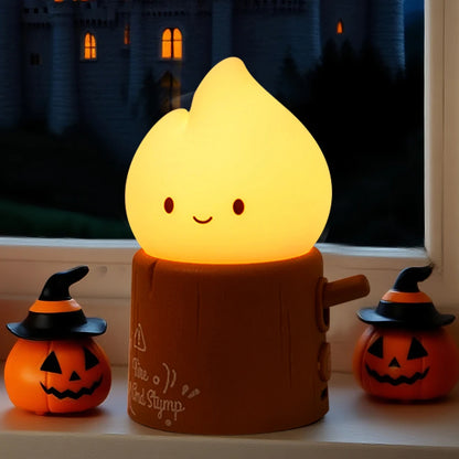 LED Flameless Candle White Noise Dimmable Night Light