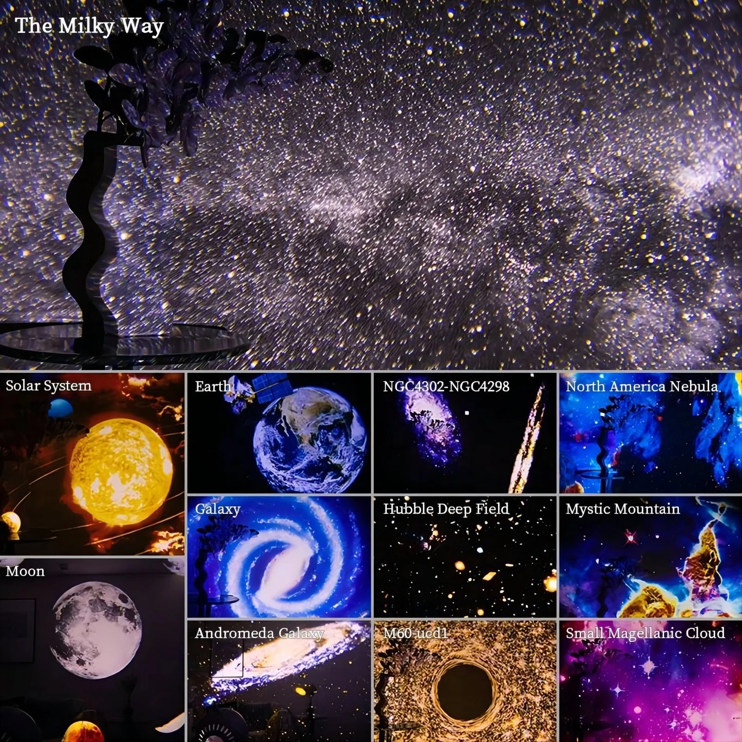 Galaxy Star Projector LED Night Light
