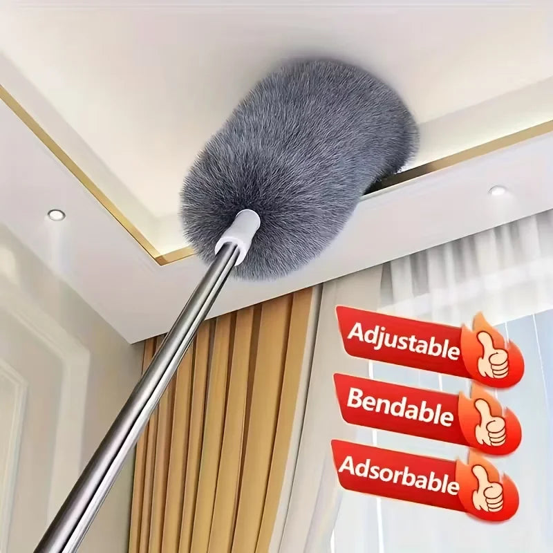 Duster Extension Rod Washable Ceiling Cleaning Tool
