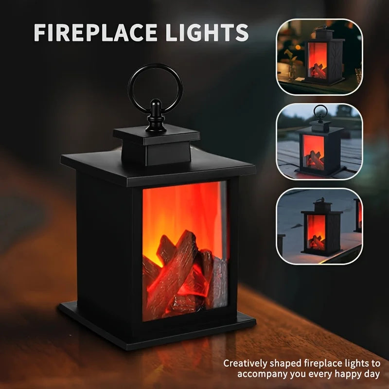 LED Flame Lantern Lamp