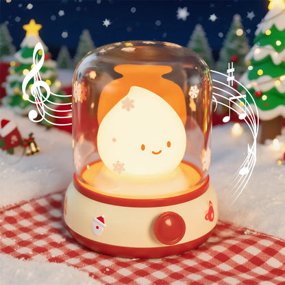 LED Flameless Candle White Noise Dimmable Night Light