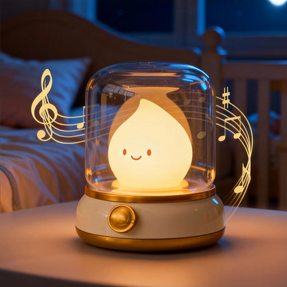 LED Flameless Candle White Noise Dimmable Night Light