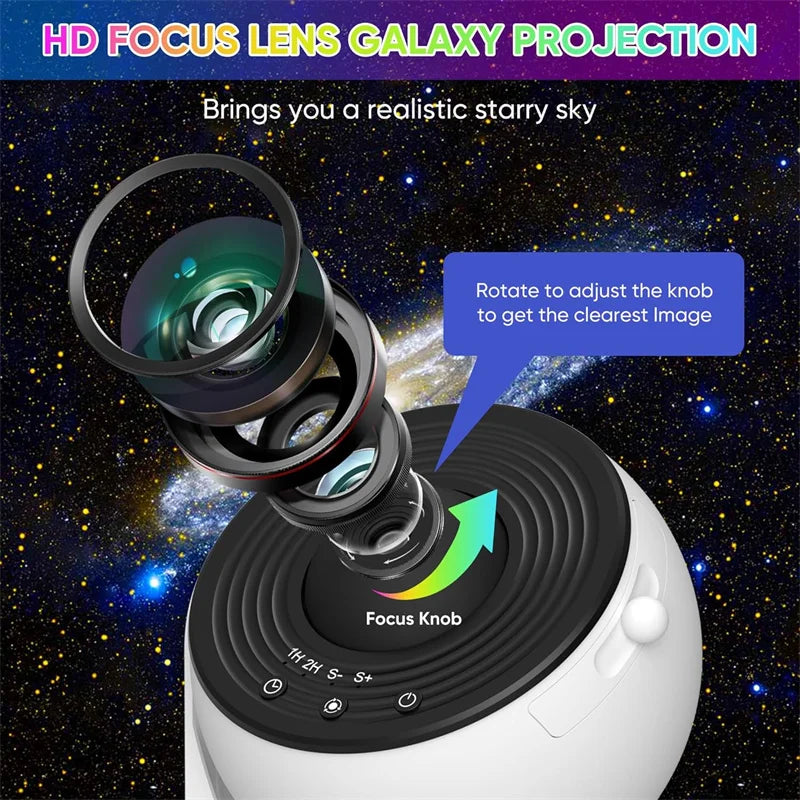 Galaxy Star Projector LED Night Light