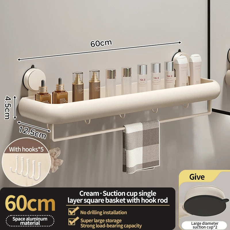 Wall Mounted Bathroom Organizer Rack