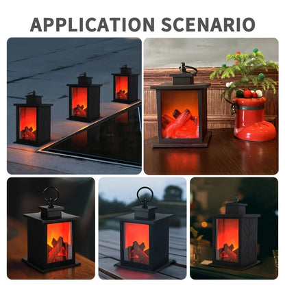 LED Flame Lantern Lamp