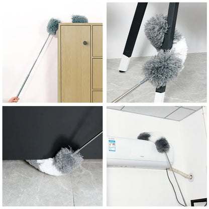 Retractable Microfiber Dust Duster Cleaning Tool