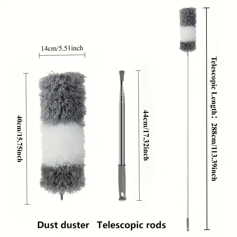 Duster Extension Rod Washable Ceiling Cleaning Tool