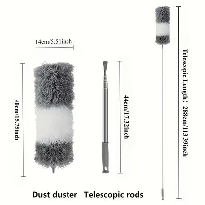 Duster Extension Rod Washable Ceiling Cleaning Tool