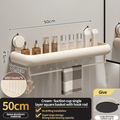 Wall Mounted Bathroom Organizer Rack