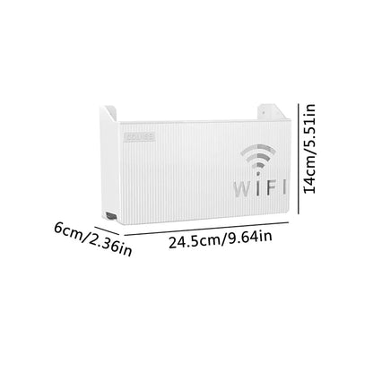 Router and set-top box storage rack