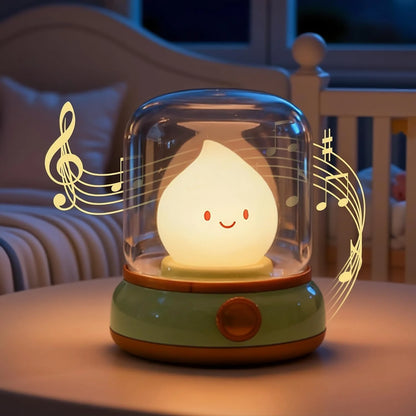 LED Flameless Candle White Noise Dimmable Night Light