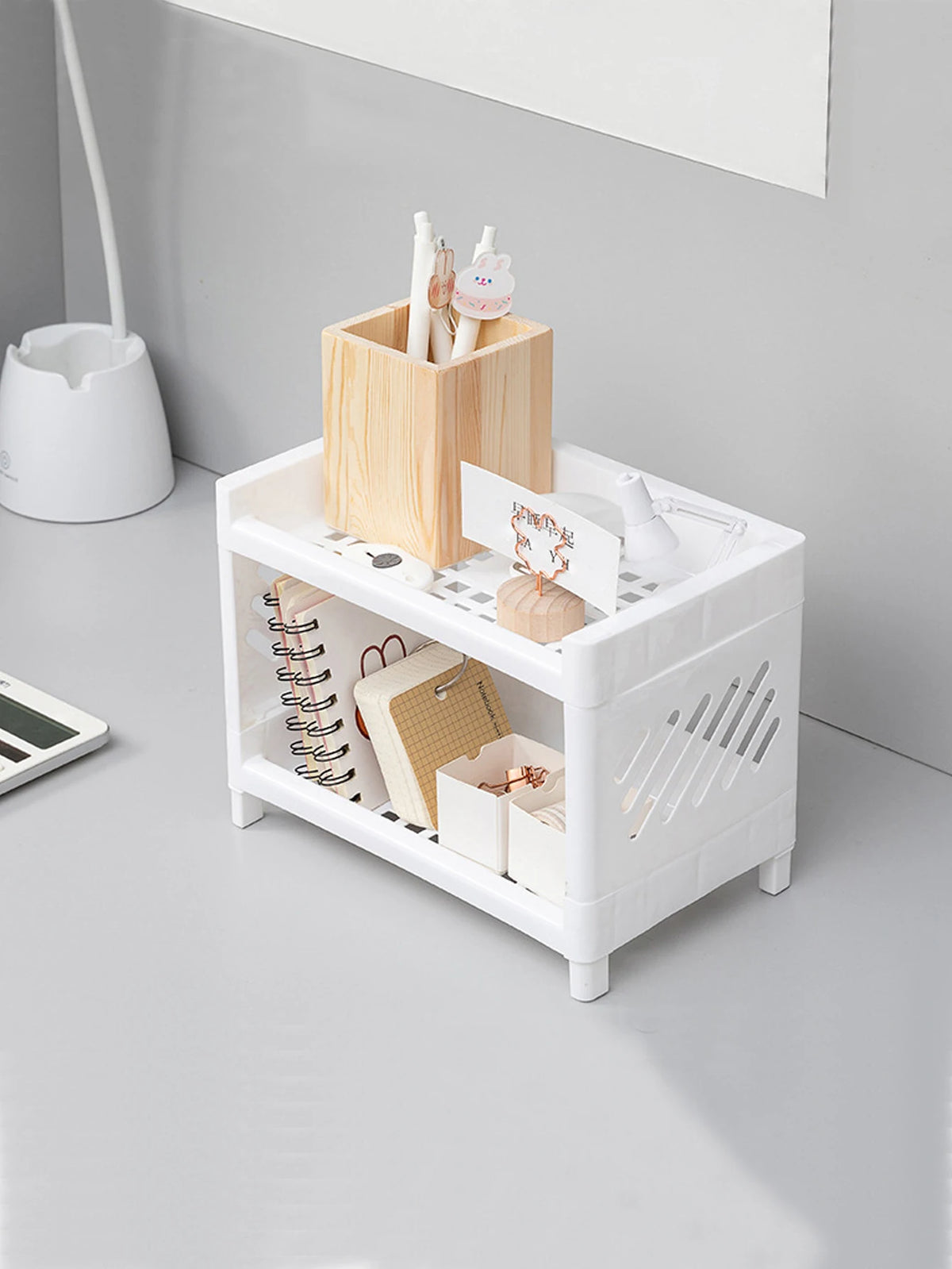 Kay Dubh Rack Double Layer Desktop Storage Rack – Kays Home & Kitchen