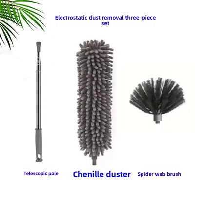 Retractable Microfiber Dust Duster Cleaning Tool
