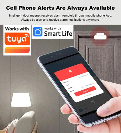 Smart Door Window Sensor Wireless Alarm