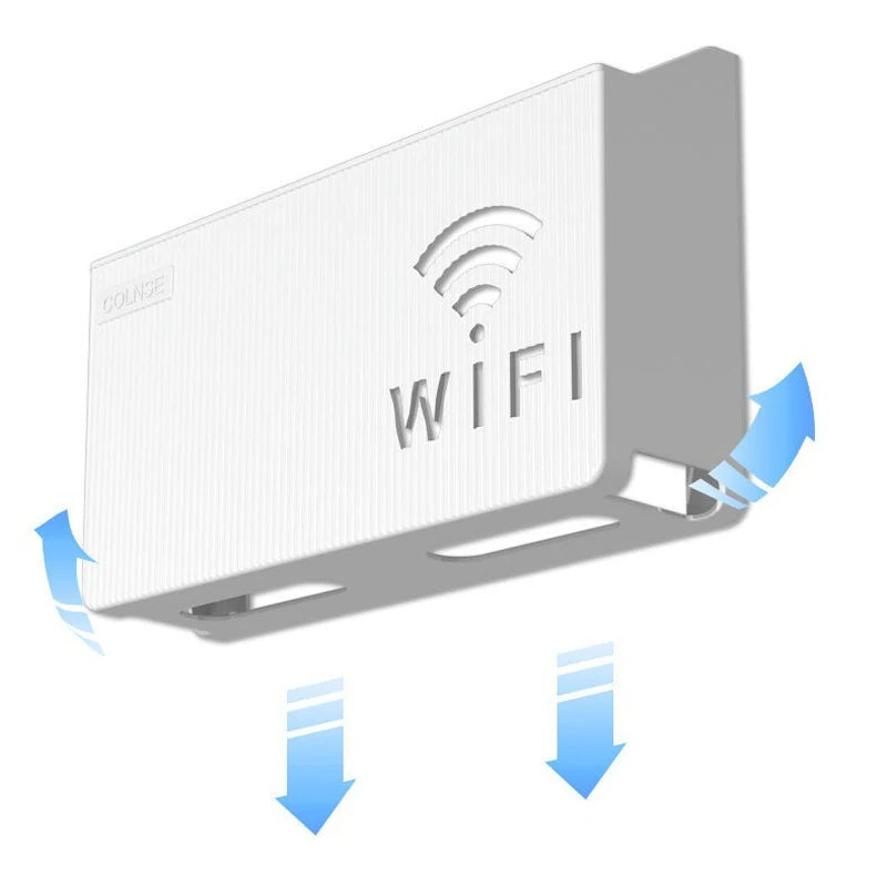 Router and set-top box storage rack