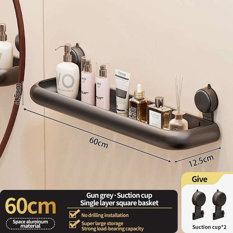 Wall Mounted Bathroom Organizer Rack