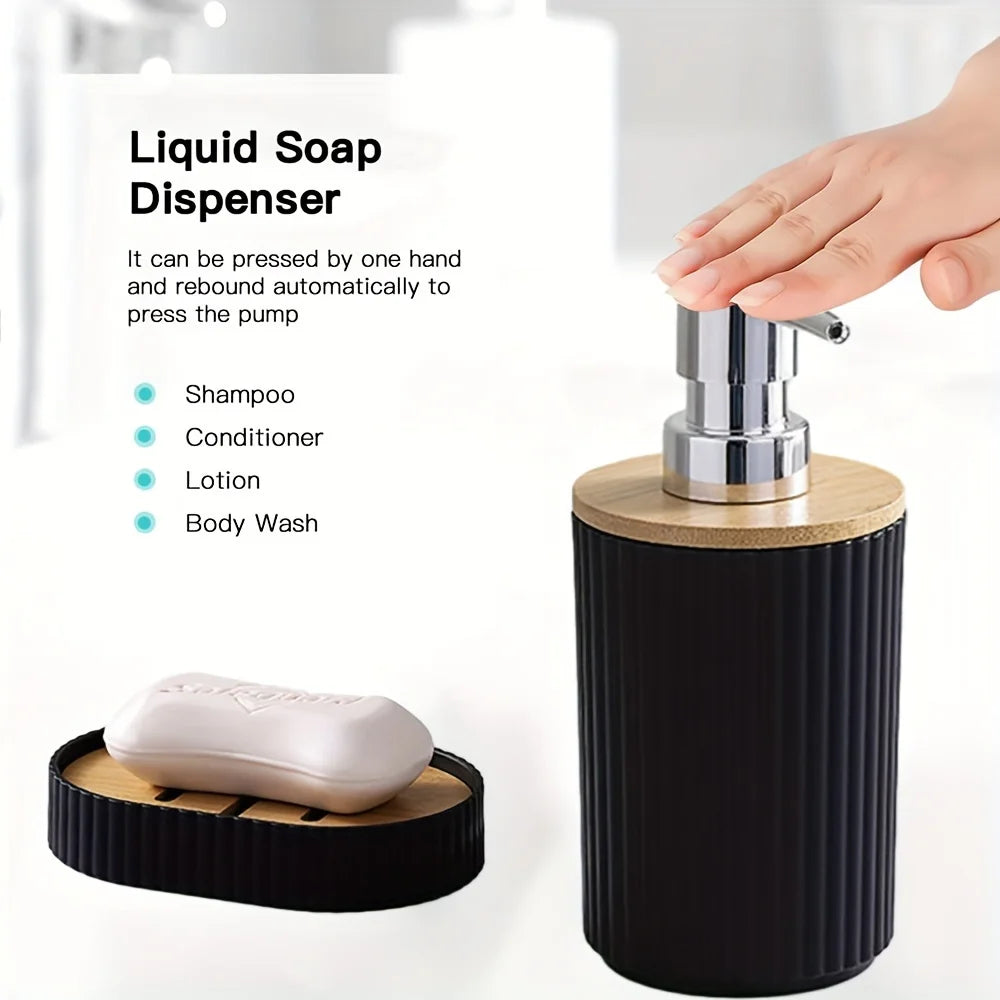 6 Piece Bathroom Accessories Set