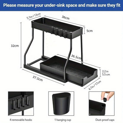 Multi Layer Pull Out Storage Rack