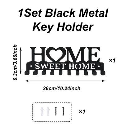 Wall-mounted key holder