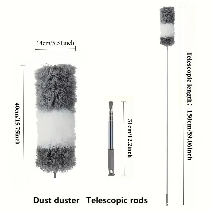 Duster Extension Rod Washable Ceiling Cleaning Tool