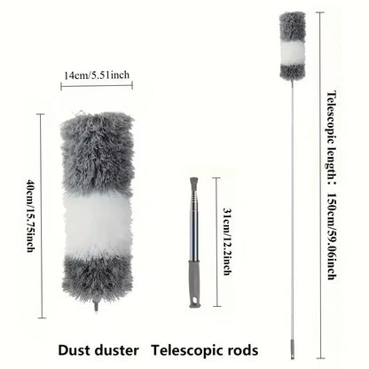 Duster Extension Rod Washable Ceiling Cleaning Tool