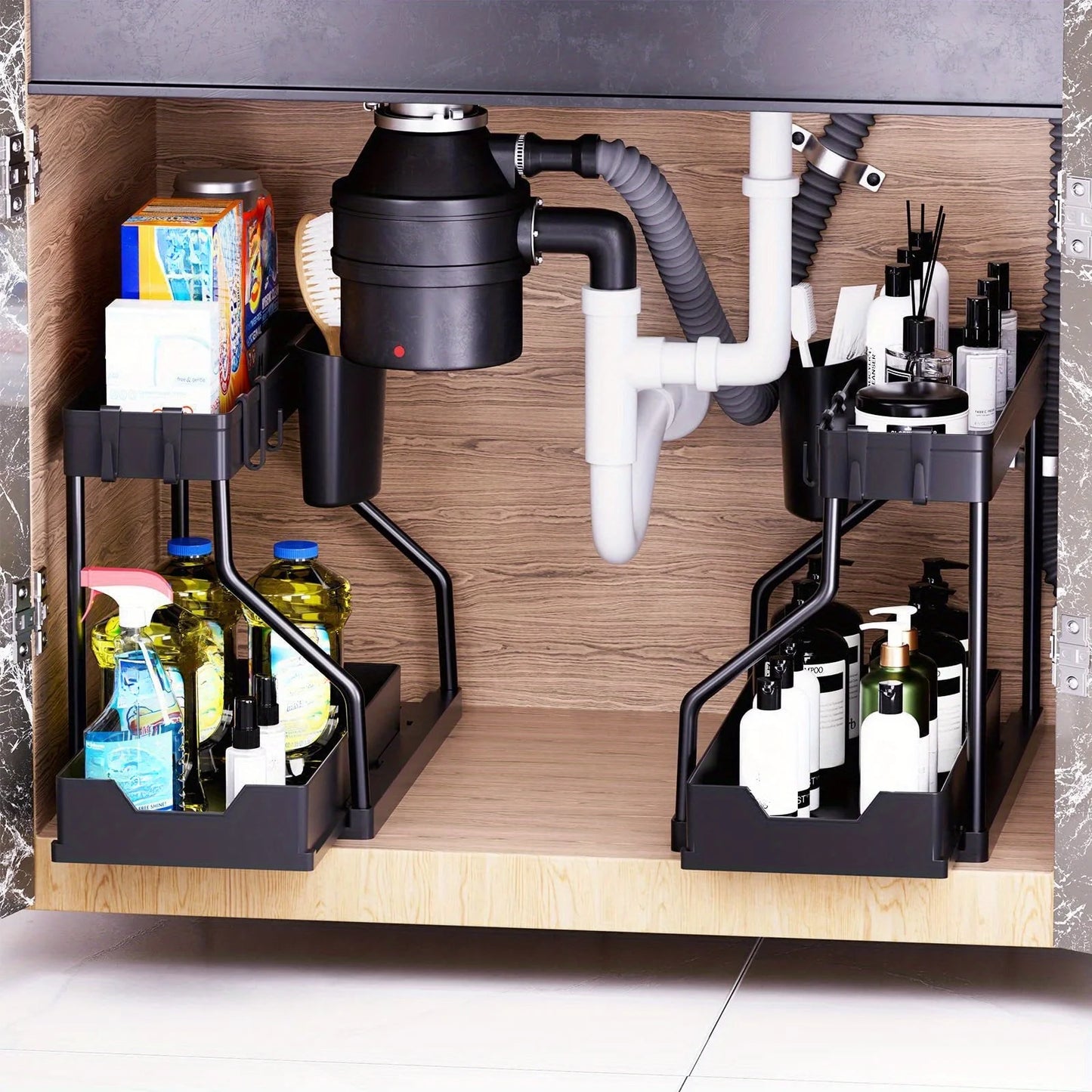 Multi Layer Pull Out Storage Rack