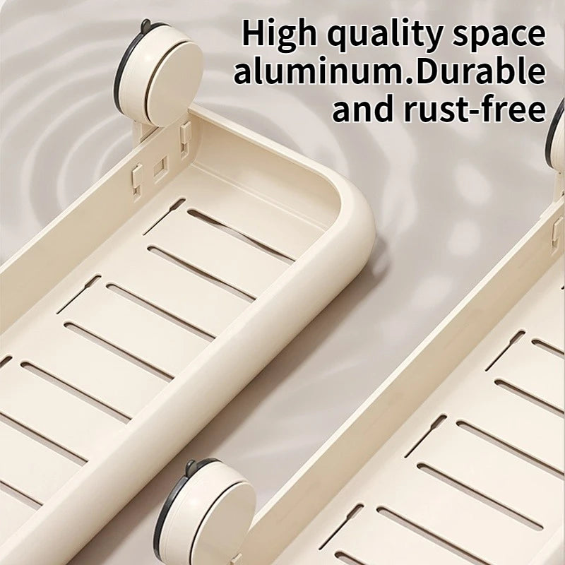 Wall Mounted Bathroom Organizer Rack