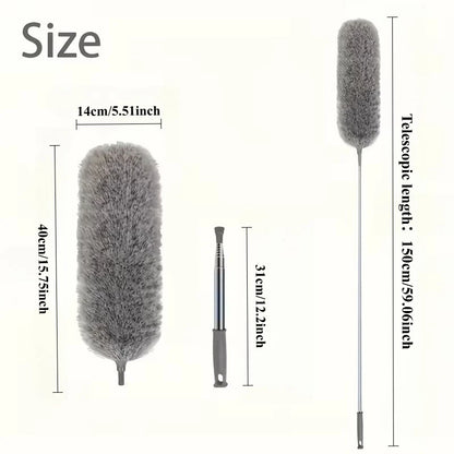 Duster Extension Rod Washable Ceiling Cleaning Tool