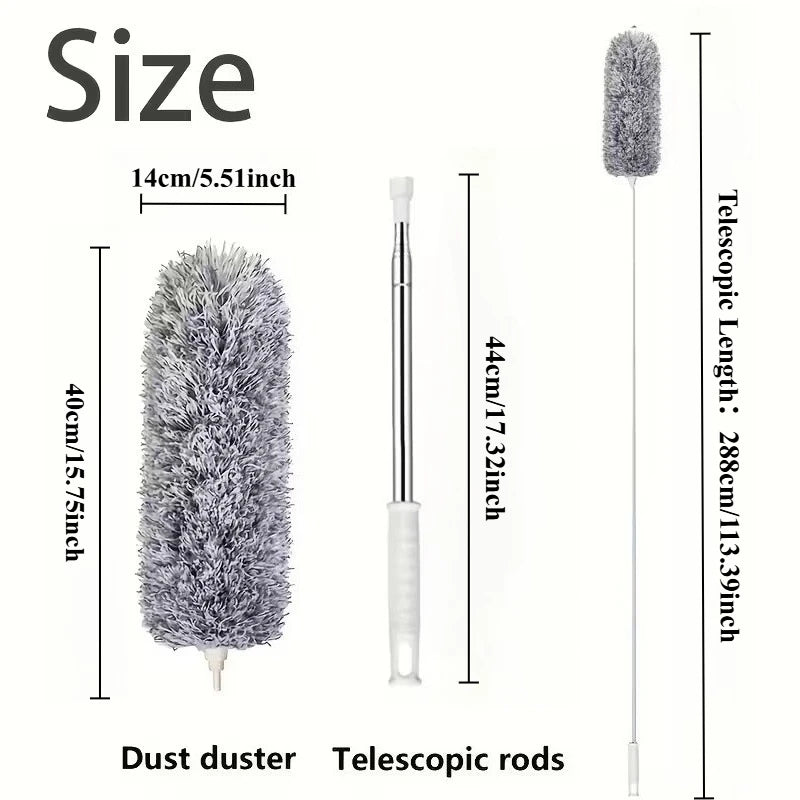 Duster Extension Rod Washable Ceiling Cleaning Tool