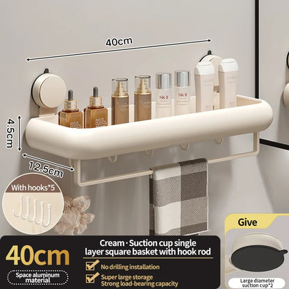 Wall Mounted Bathroom Organizer Rack
